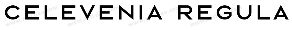 Celevenia Regular字体转换